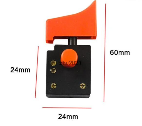 6A 250VAC 12A 125VAC 5E4 SPST NO Trigger Switch for Ricky 150 Polisher 110B/130B/160B