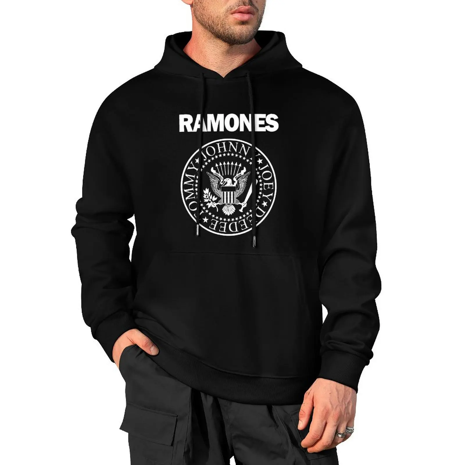 The Ramone Merch Essential Pullover Hoodie mens clothing men's coat autumn jacket men japanese style new in hoodies and blouses