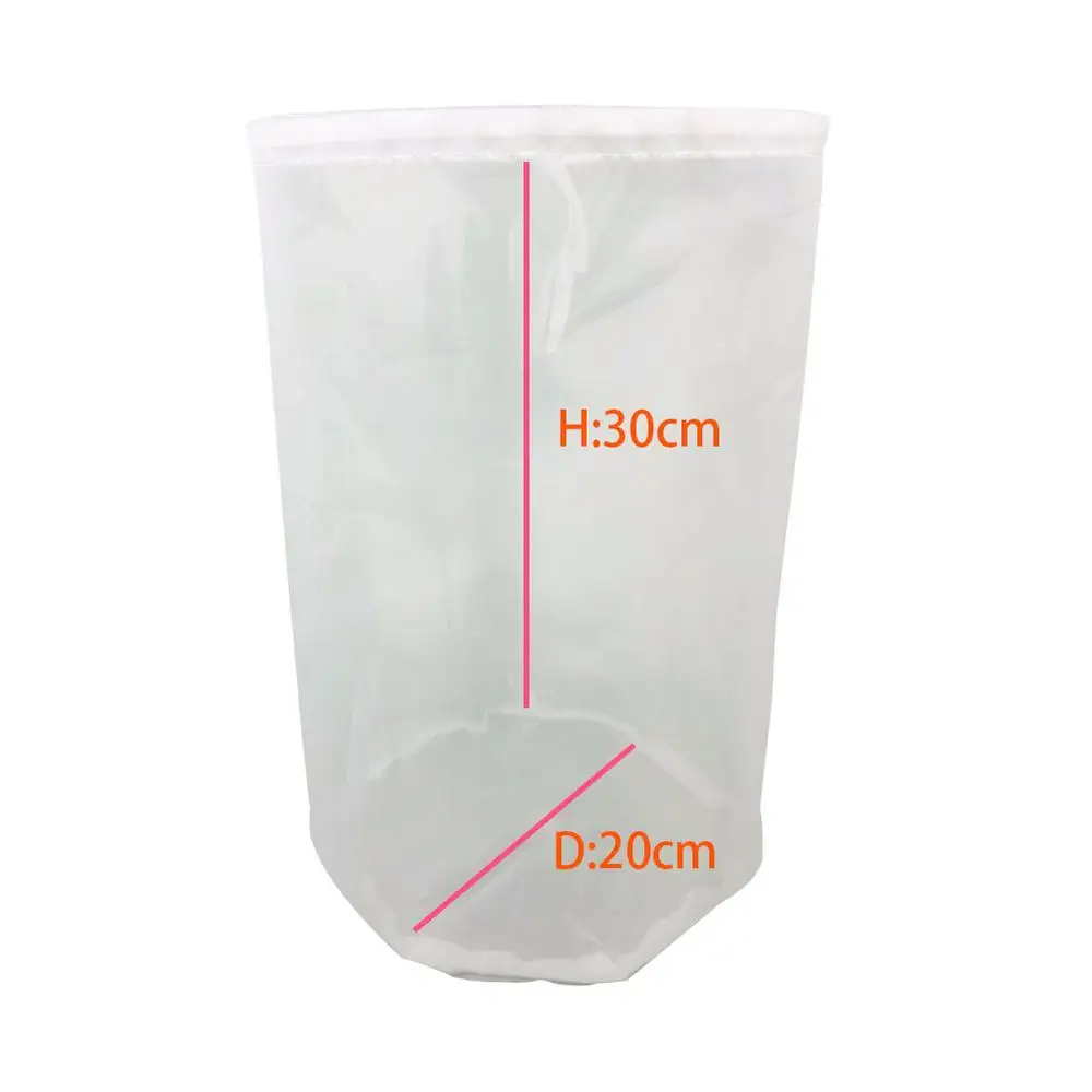 8 größen 100 Mesh Bier Nylon Sieb Filter Tasche Wierverwendbare Mesh Net Zerrung Für Milch Hopfen Tee Brauen Hause Wein, r Bar Werkzeug  15