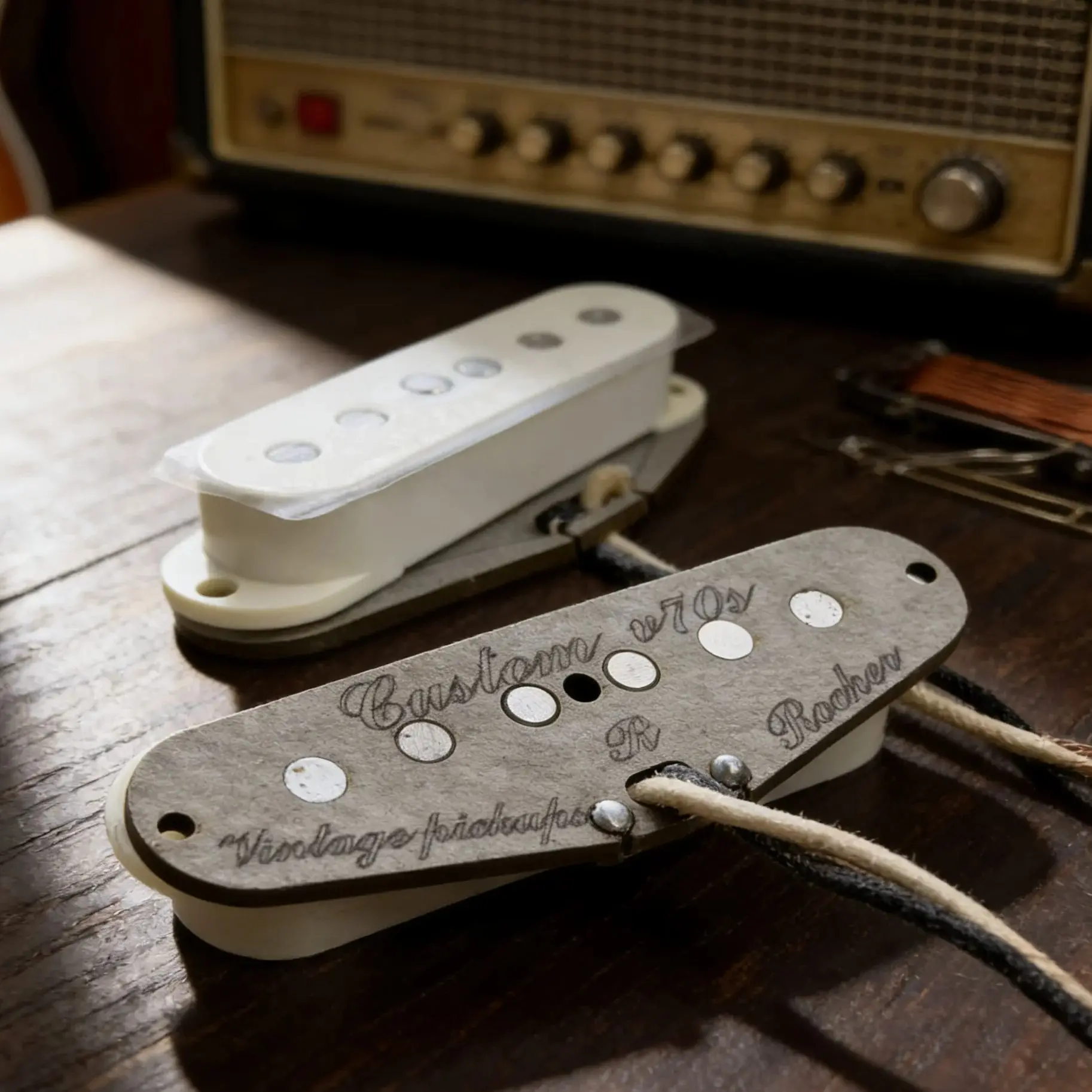 V70 SSS Single Coil Pickups - Handmade High-End Vintage 70s Alnico 5 for Rocker Tone Electric Guitar