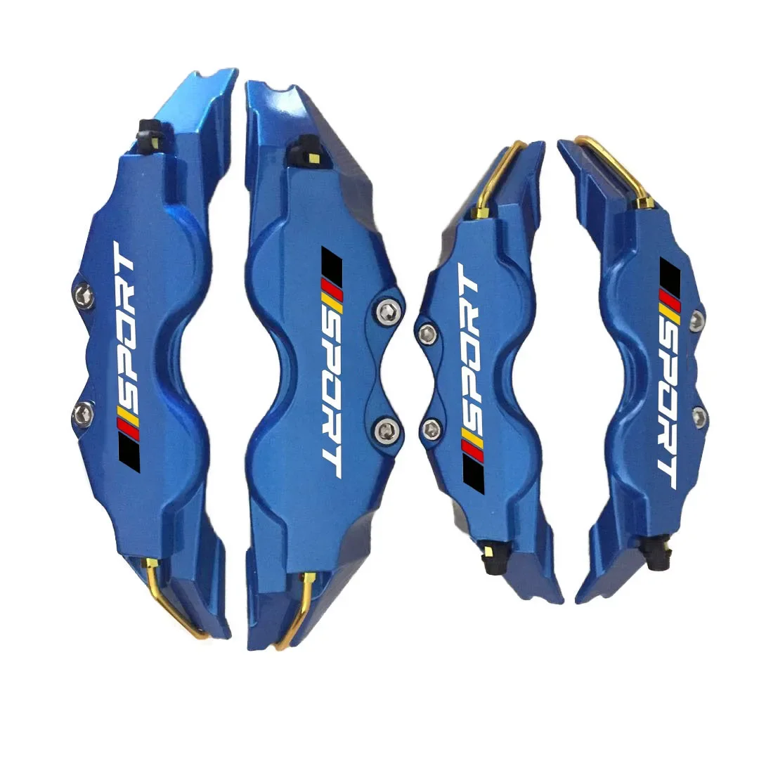 2 pcs ABS Plastic Disc Brake Caliper Cover With Sport Sticker Logo For Audi Mecerdes Benz BMW