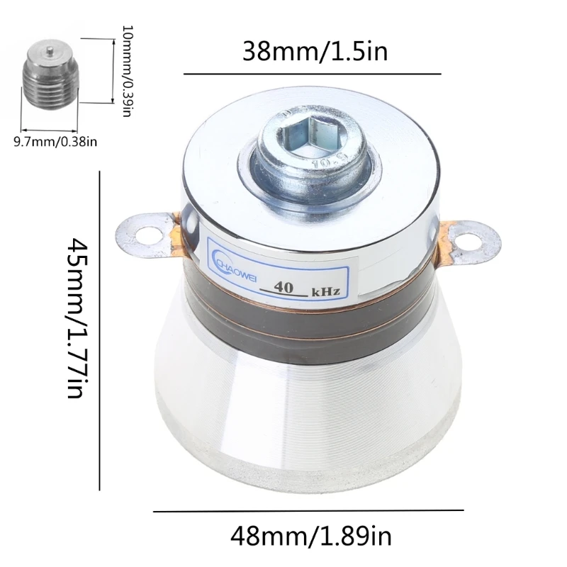 60W 40KHz Ultrasonic Piezoelectric Cleaning Transducer Cleaner High Performance