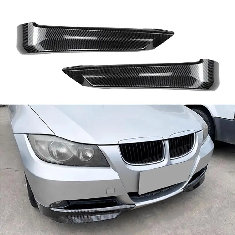 

JCYECF For BMW 3 Series E90 320i 325i Standard 2005-2008 Car Front Bumper Side Splitter Spoiler Lip Chin Cover Kit