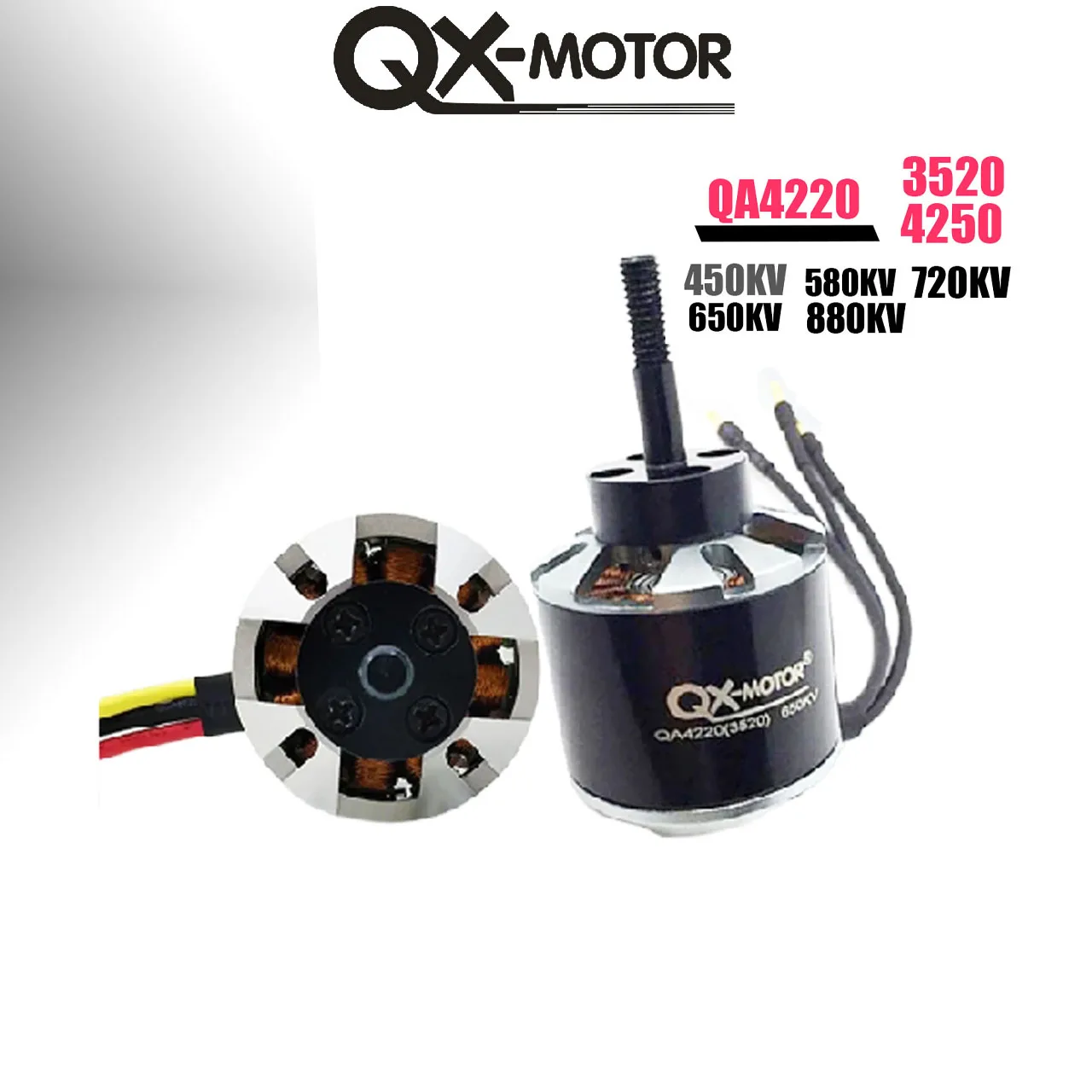 QX-MOTOR QA4220 4250 3520 Bezszczotkowy silnik do zdalnie sterowanych części zabawek