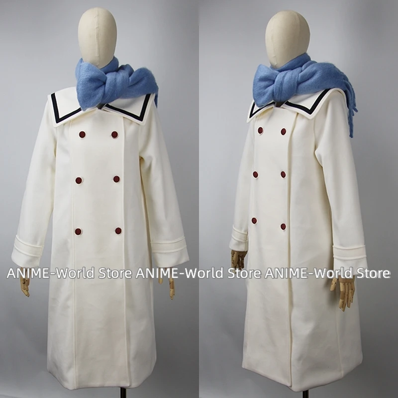 Frieren: Beyond 150.'s End Sousou no Frieren Frieren B Edition, Manteau en Laine Blanche, Costume de Cosplay, Perruque Chaussures, Taille Personnalisée