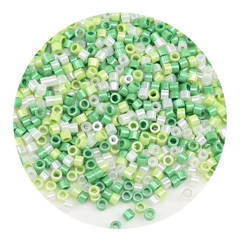 13750 Stück/Set 2 mm große japanische Glasperlen, zylindrische Perlen für die Schmuckherstellung, Halskette, Armband, DIY-Zubehör, 11 Farben – Detail 37