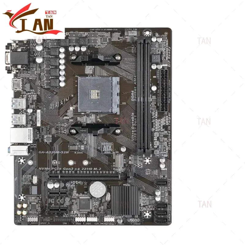 

Материнская плата XMSJ для Gigabyte GA-A320M-S2H, 32 ГБ, AM4, DDR4, Micro ATX, 100% протестирована, быстрая доставка, TT