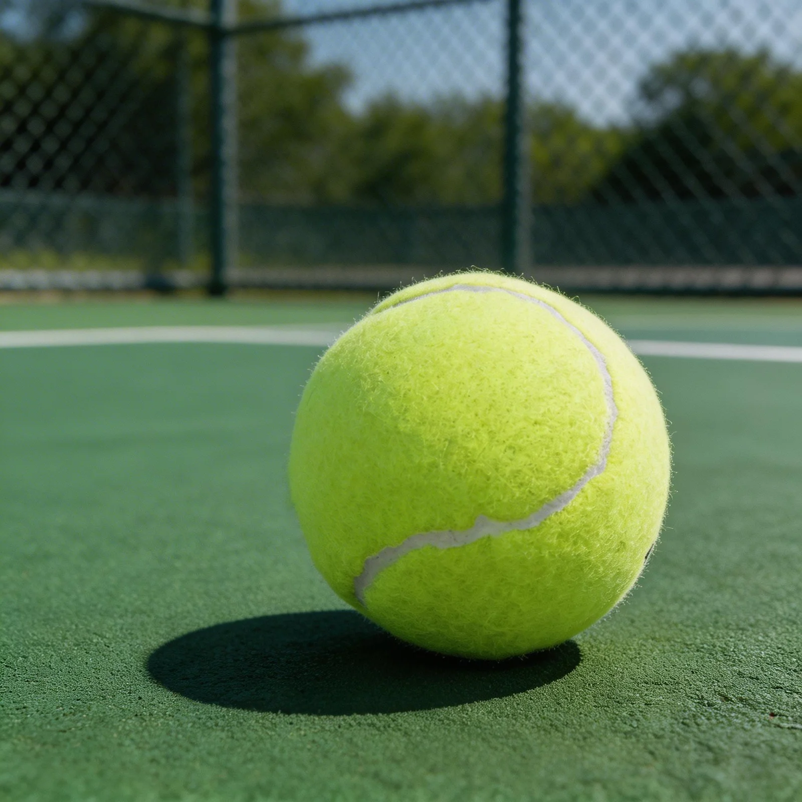 

1Pc High Bounce Tennis Ball 6.4cm Rubber Core Felt Cover For Dog Bite Chased Training Outdoor Play Outdoor Training Sports Compe