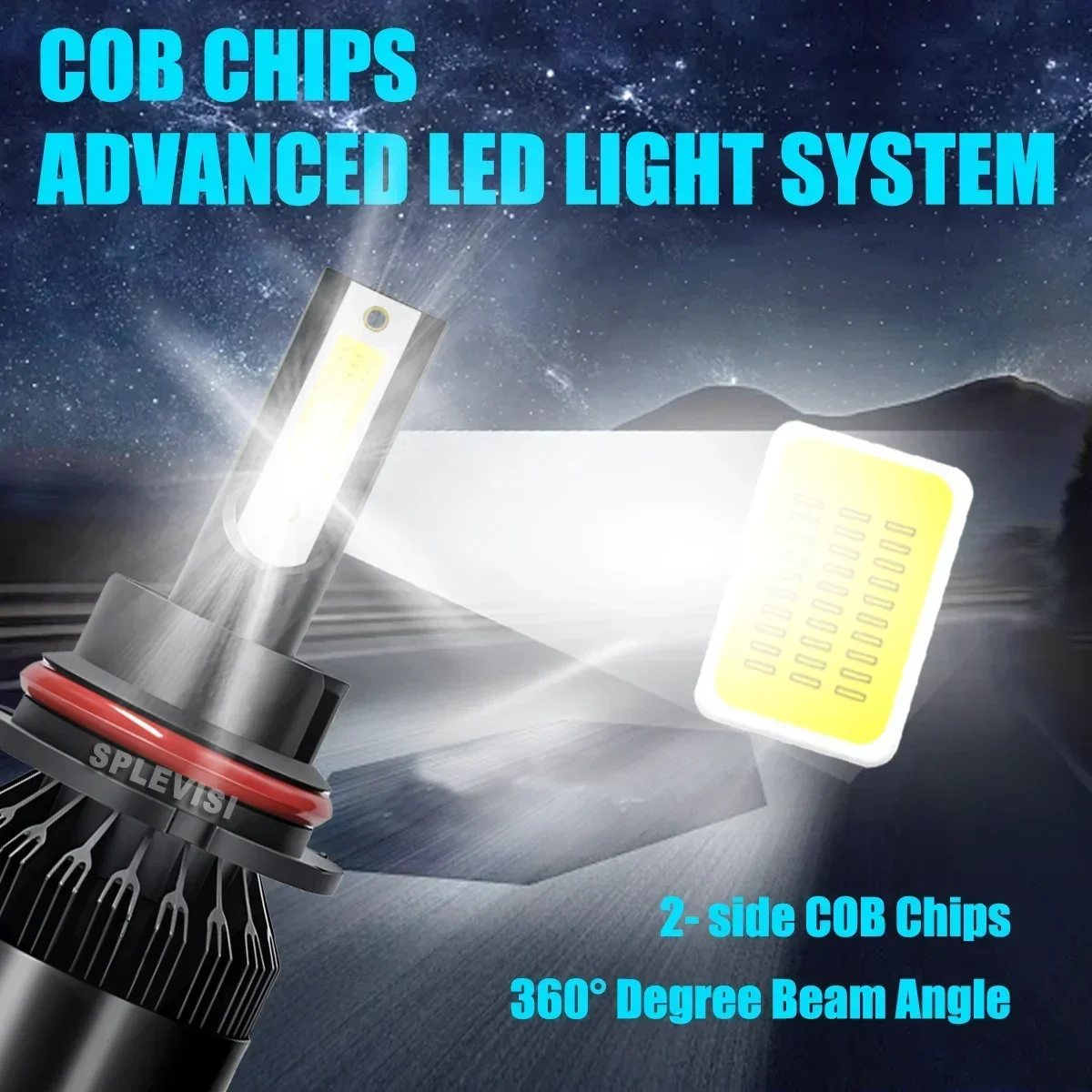 LED Headlights - precision-engineered optics configuration optimizes road illumination For Peterbilt Pete 2000 2001 2002-2016