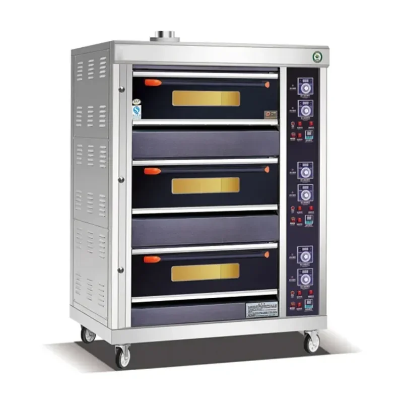 YG Hot Sale Commercial Oven Equipment Multifunctional 3 Deck 6 Trays Cake Bread Bakery Gas Oven Bakery Using Sale for Sri Lanka