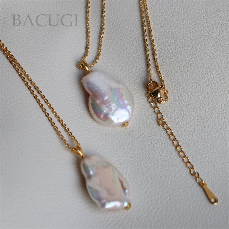 

18KGF Nature Freshwater Pearl Necklace