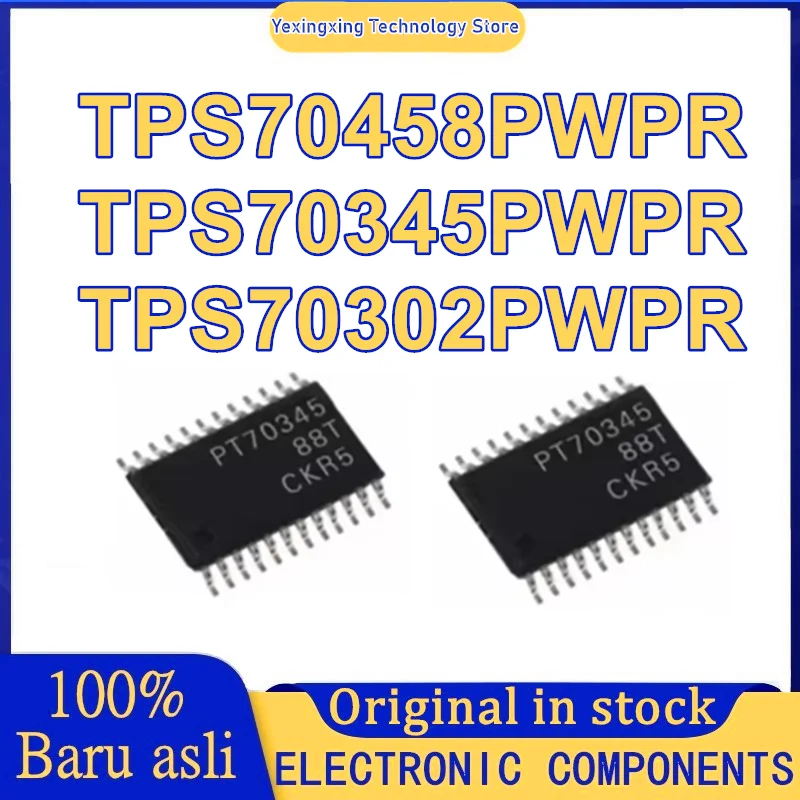 TPS70302PWPR TPS70345PWPR TPS70458PWPR TPS70302 TPS70345 TPS70458 TPS IC Chip TSSOP-24 100% New Original IC Chip in stock
