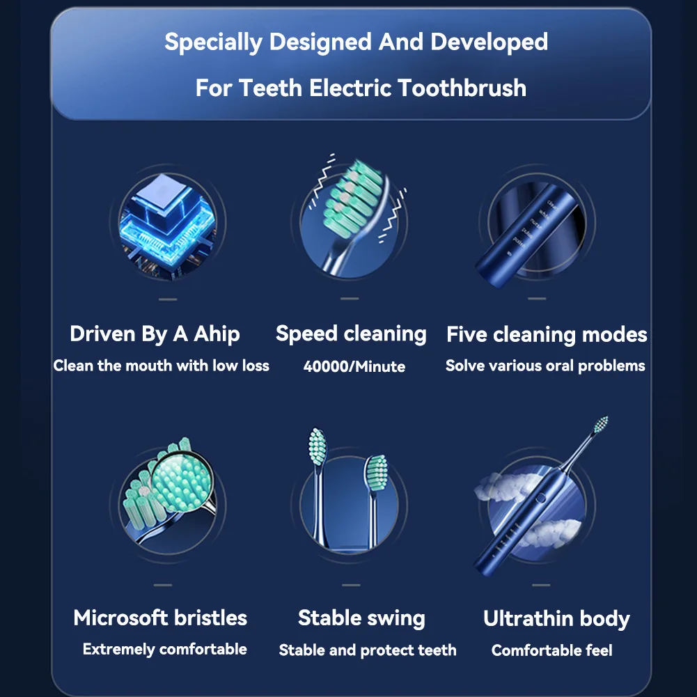 Sonic Electric Adult Toothbrush, the ultimate solution for your dental care needs. 3
