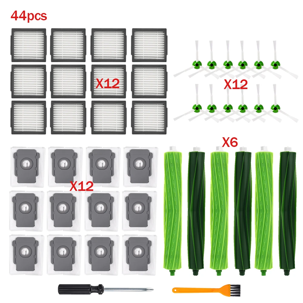 Hoofdrolborstel Stofzak HEPA-filter Onderdeel voor iRobot Roomba i3 i3+ i4 i4+ i6 i6+ i7 i7+ i8 i8+ E5 E6 E7 Stofzuiger Accessoires