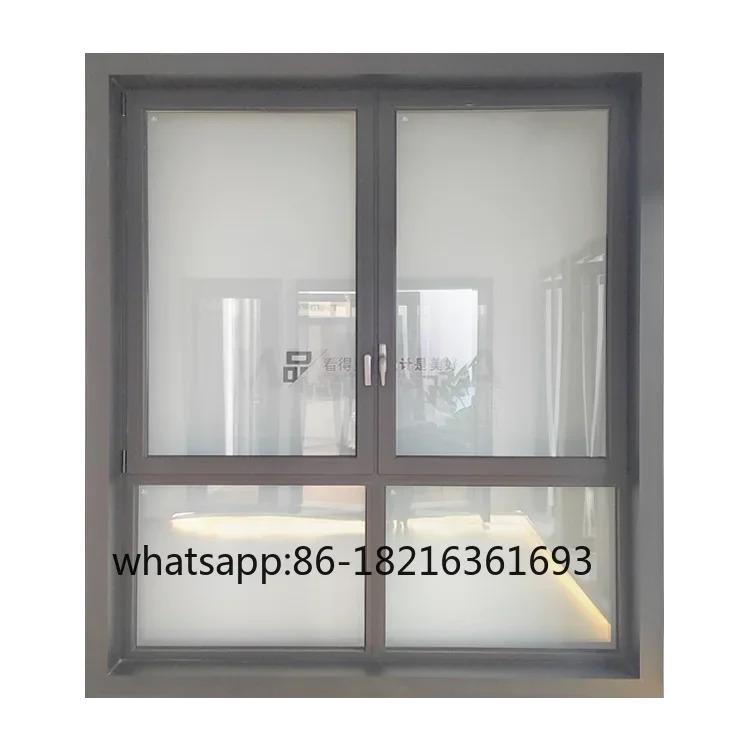 

Double glazed windows with hurricane impact open aluminum windows