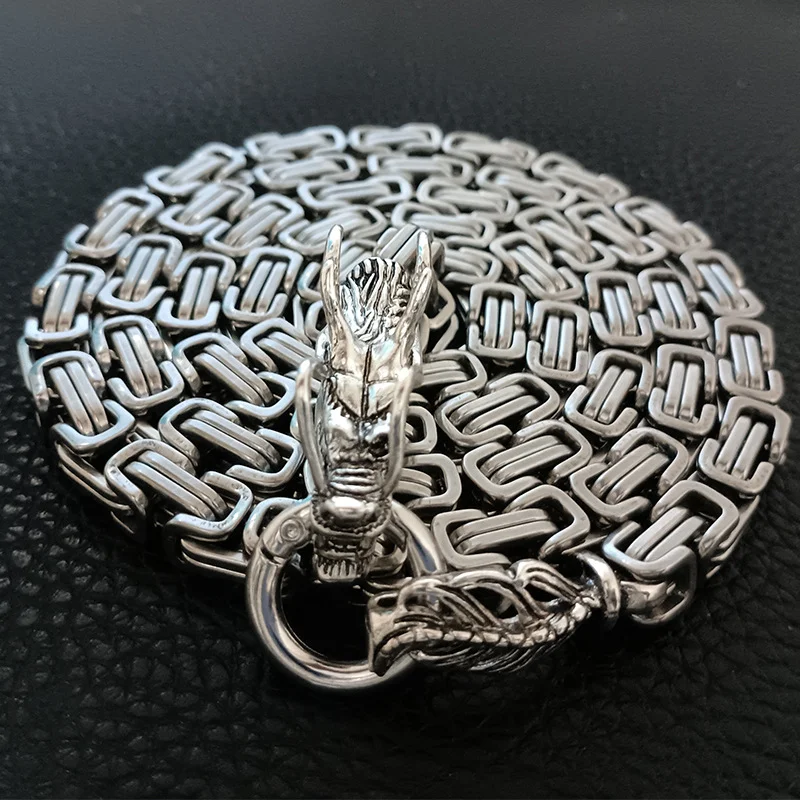 1M Dragon Self Defense Bracelet Fashion Hip Hop Personal Security Protection Whip Men Women Universal Stainless Steel
