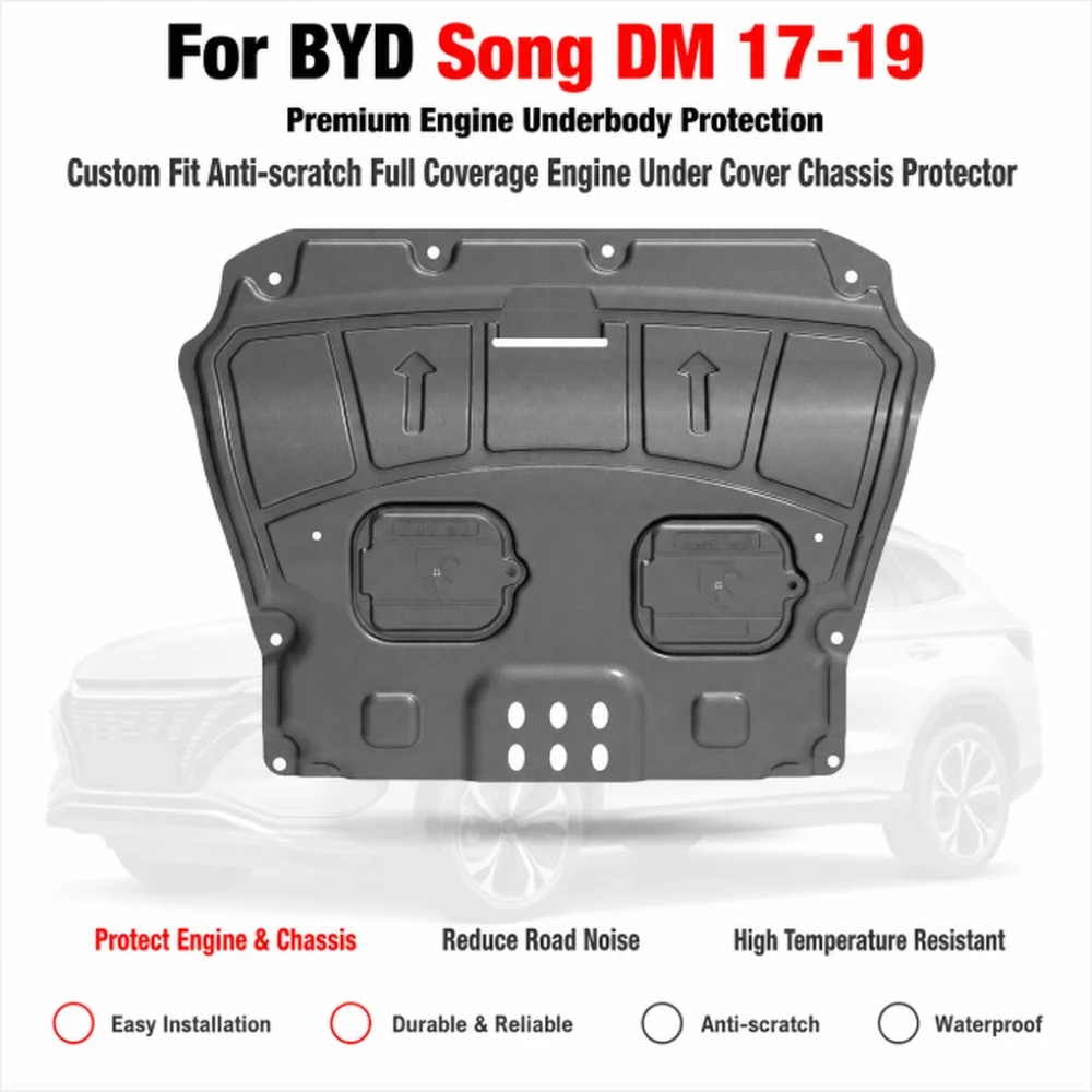 For BYD Song DM 17-19 Full Coverage Anti-Collision Engine Skid Plate Underbody Shield