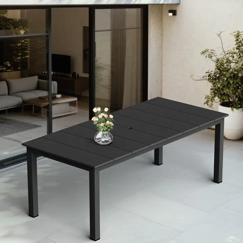

Versatile Outdoor Dining Table for Multiple Settings and Occasions