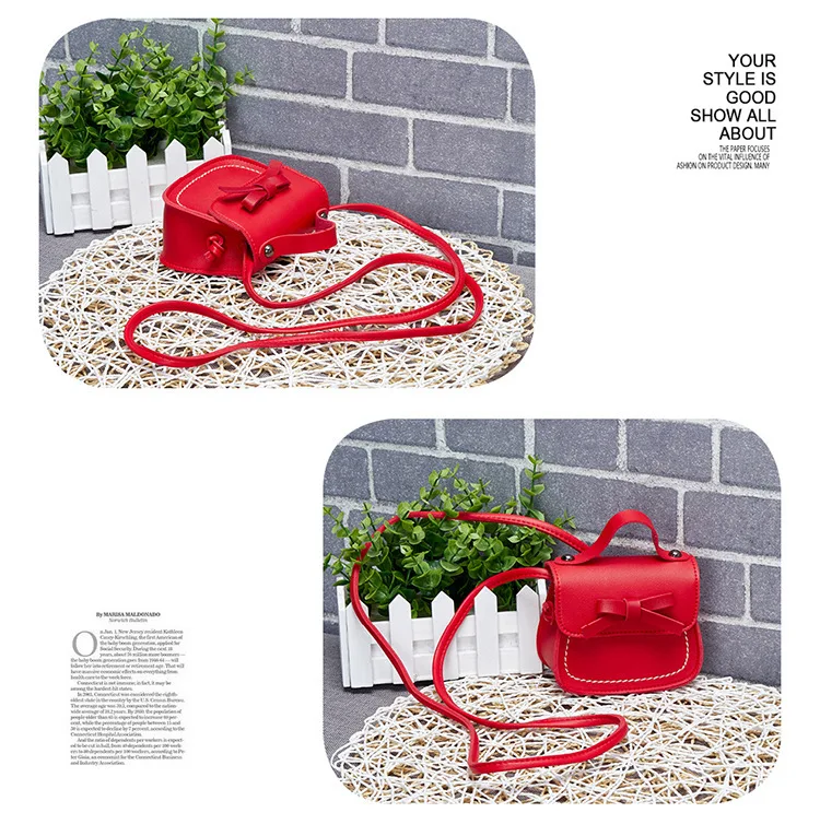 Children Kid Girl Big Bow Handbag Shoulder Messenger Bag Crossbody Bag Wallet Birthday Christmas Party Gift Decorate New Hot