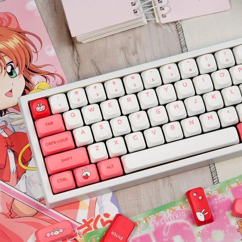 High appearance MOA five sided thermal sublimation compatible mechanical keyboard 60-108