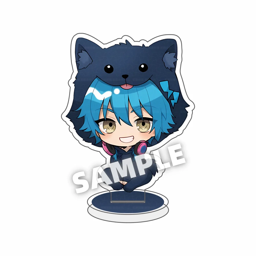 DRAMAtical Murder 10CM Cute Anime Acrylic Q version standee tabletop Character Aoba Figurine Model for Table Decoration Keychain