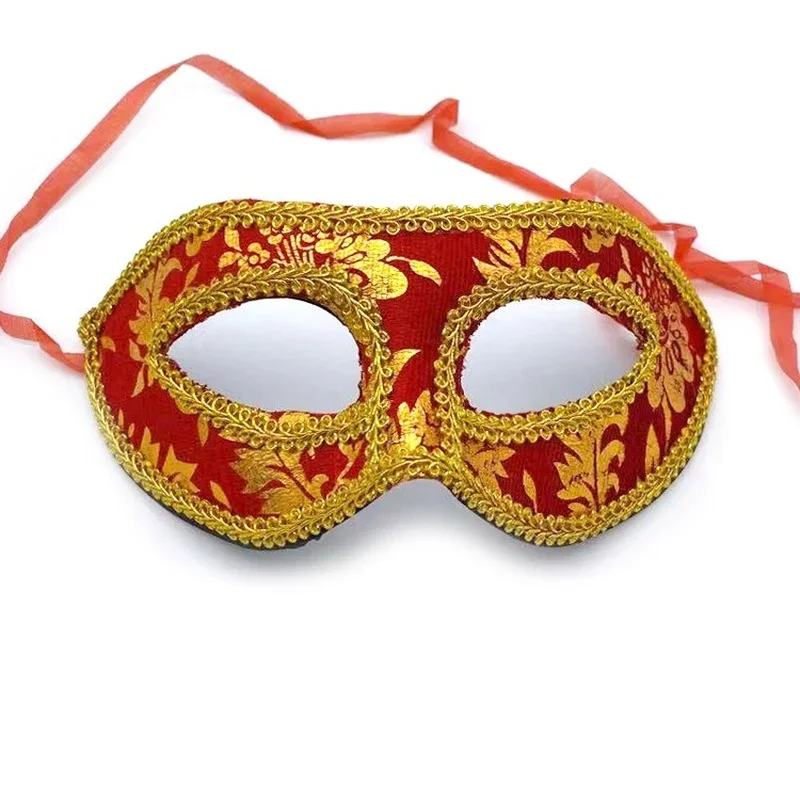 

12pcs Event Unisex Venetian Masquerade Jazz Masks Vintage Flower Women Man Costume Mardi Gras Carnival Party