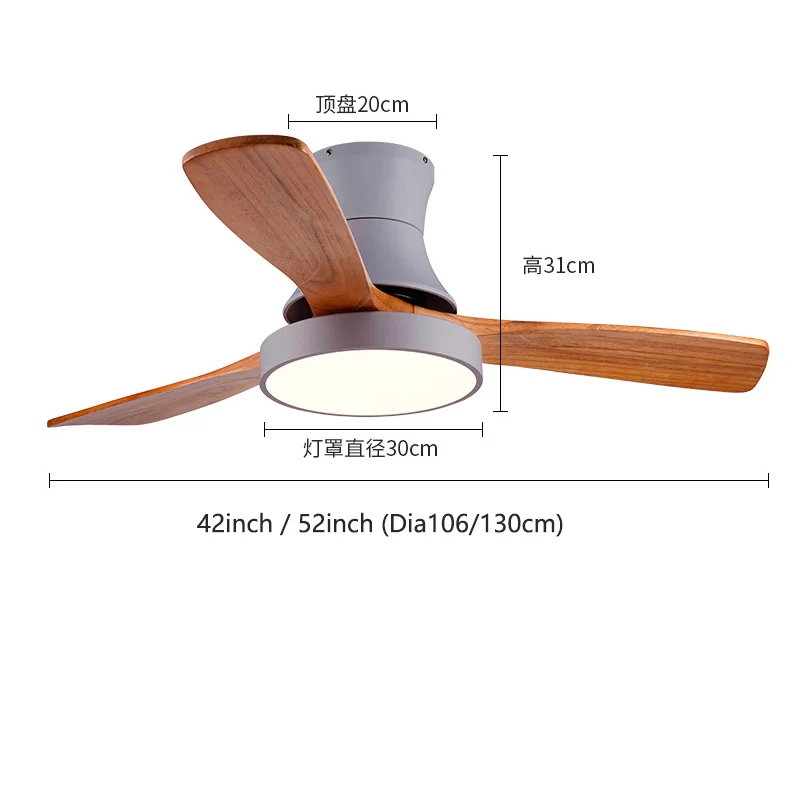 Low Floor Modern Ceiling Fan With Led Light Ceiling Light Fan Ceiling Fans With Lights Led Fan Lamp Remote Control