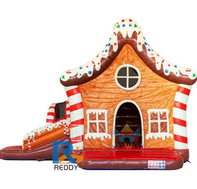 

Пряничный человечек, надувной надувной замок, забавная и безопасная вечеринка, надувная игровая площадка