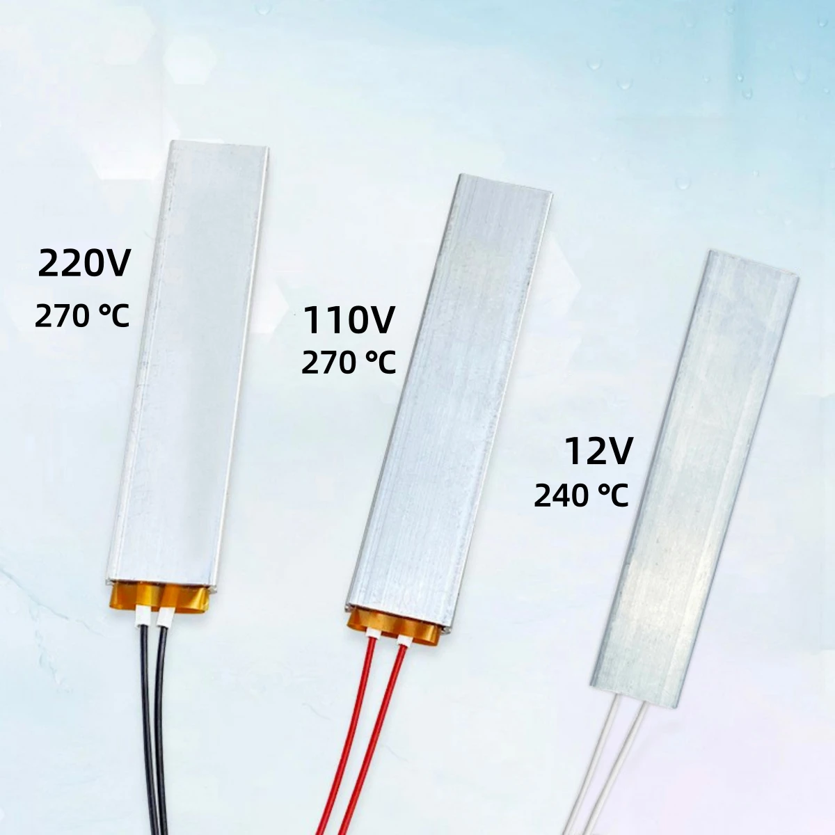 Egg Incubator PTC Heater 12V/110V/220V Heating Element for Heated Incubator/Heat Fan/Electric Kettle/Curling Iron 2Pcs