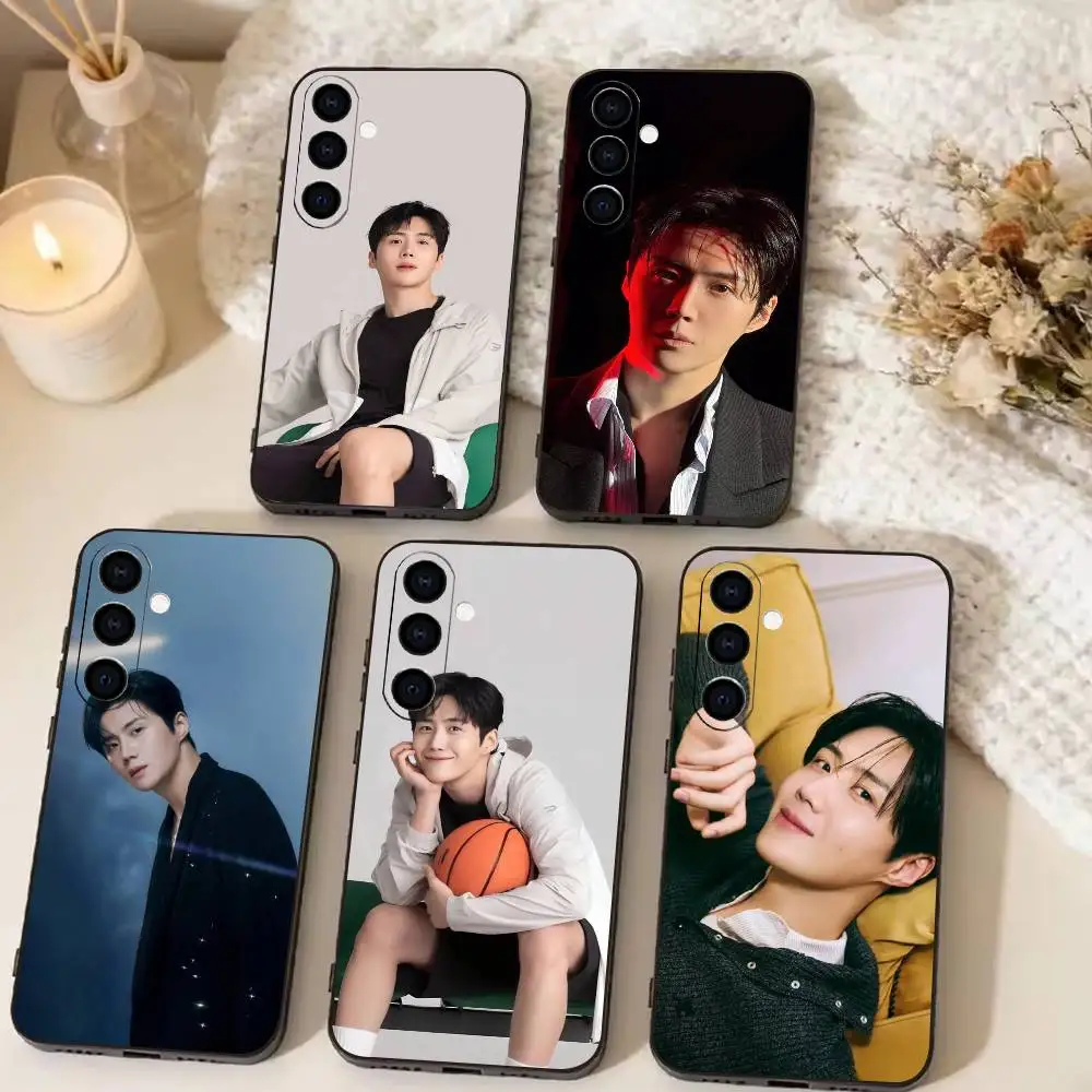 Actor Kim Seon-ho  Phone Case For Samsung Galaxy A73,A72,A71,A70,A53,A52,A51,Others Soft Black Cover
