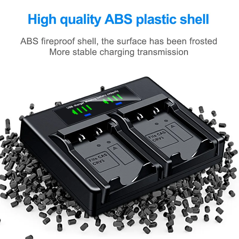 

HQIX for OLYMPUS D520 D530 D390 D550 D510 D-100 150/C1 230 370 460 490 380 390 40 520 Camera CR-V3 Battery USB Dual Charger