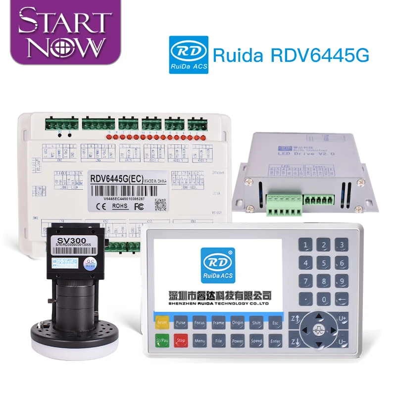 Ruida RDV6445G CCD Visual Vision  Control System 6442G for  Cutting Engraving Machine  Marking Position Function