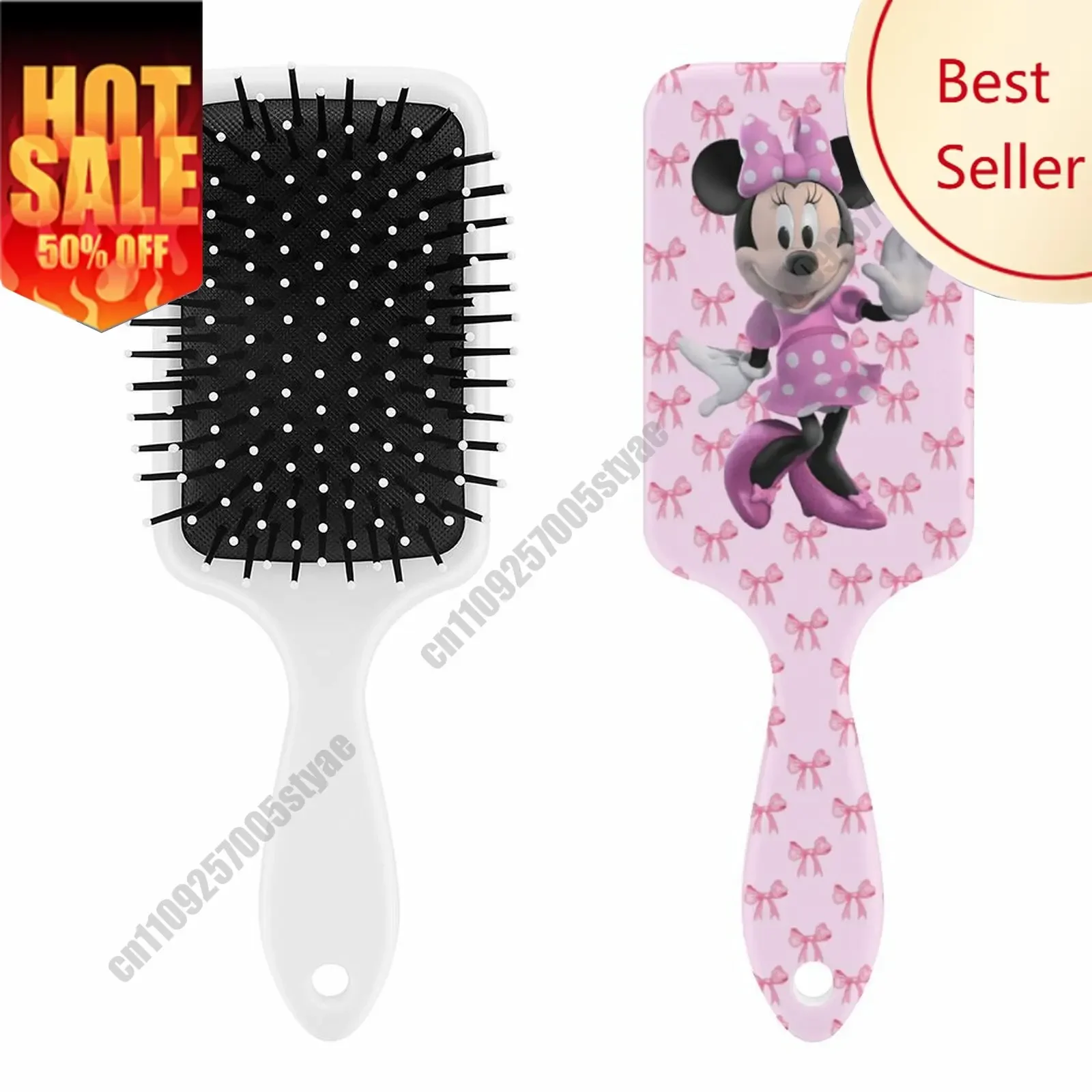 

Minnie Mouse Air Cushion Comb Custom Logo Personalized Scalp Massage Hair Brush Anti static Detangler Hair Styling Tool Cosplay