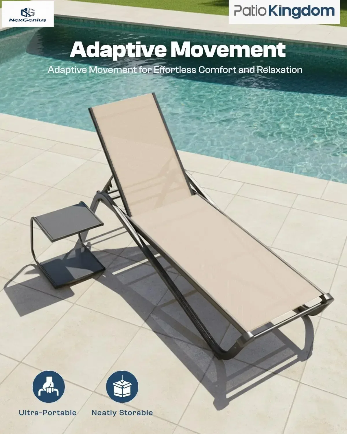 

BestsellingHot sellingActivity priceActivity limited-time priceLounge Chair Set of 2, Aluminum Chaise Lounge Outdoor, Lightweigh