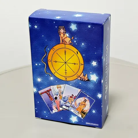 Kawaii Waite Tarot Deck - 78 Pcs Cute Tarot Cards Cartoon 10.3*6cm