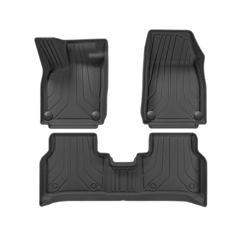 

Custom Fit for Volkwagen ID.4 CROZZ 2021 2022 2023 2024 TPE Floor Mats 1st & 2nd Row All-Weather Protection Floor Liners