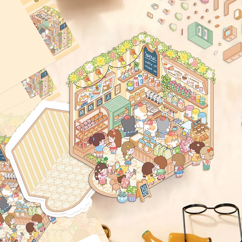 3Pcs Cat Shop, Clas… - image