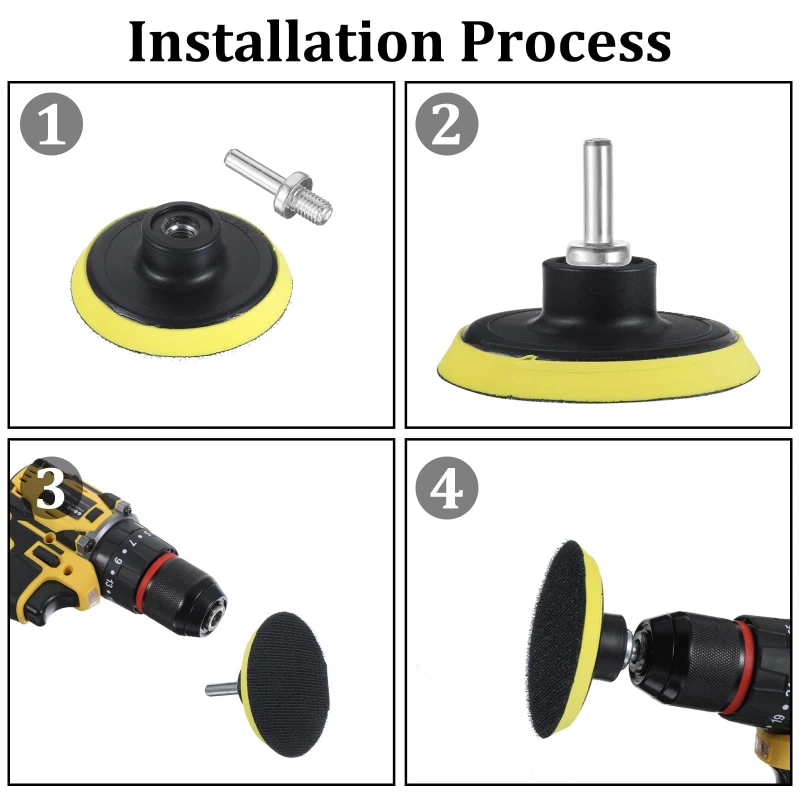 3/4/5/6/7 Inch Grinding Disc Tool, Angle Grinder Self-adhesive Polishing Disc, Used for Body Polishing Scratch Repair