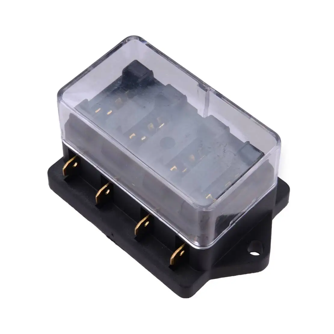 

4-сторонний держатель блока предохранителей для автомобиля, грузовика, лодки, подходит для ATO ATC 12 В 24 В