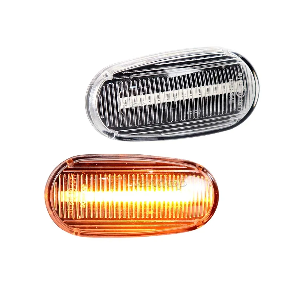 2Pcs Dynamic LED Side Marker Lights Sequential Turn Signal Flashing Blinker Lamp For Alfa Romeo Mito 955 147 GT 937 Fiat Bravo 2