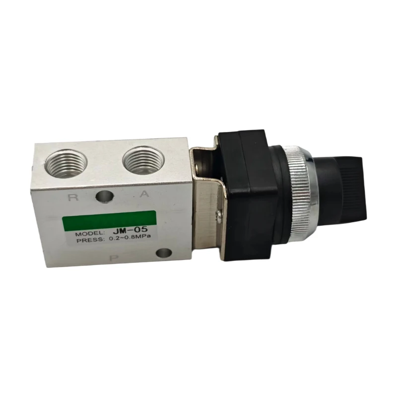 JM-05 Pneumatic Valve Two-Position Three-Way Mechanical Manual Switch Control for Industrial Use