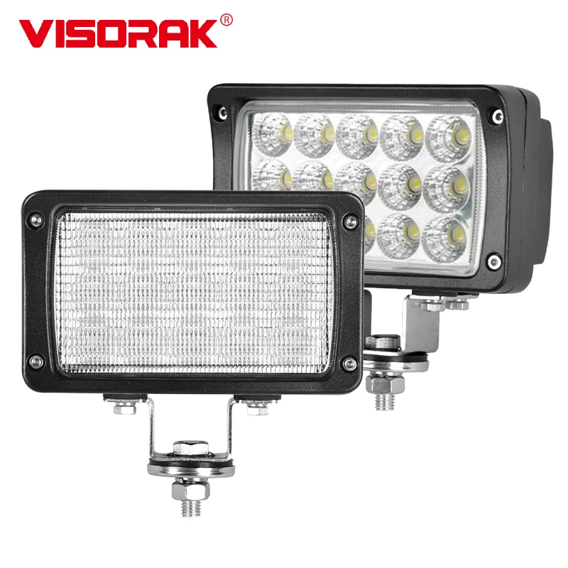 Luz de trabajo LED de inundación puntual para coche todoterreno, 6 pulgadas, 45W, alta calidad, SUV, ATV, 4x4, excavadora, Tractor, Jeep, camioneta, carretilla elevadora