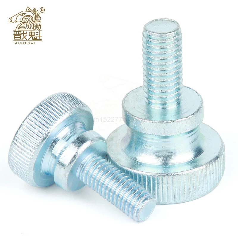 

1/5pc M3 M4 M5 M6 M8 M10 DIN464 GB834 Knurl High Step Head Hand Tighten Thumb Screw Curtain Wall Glass Lock Thumbscrew Adjust