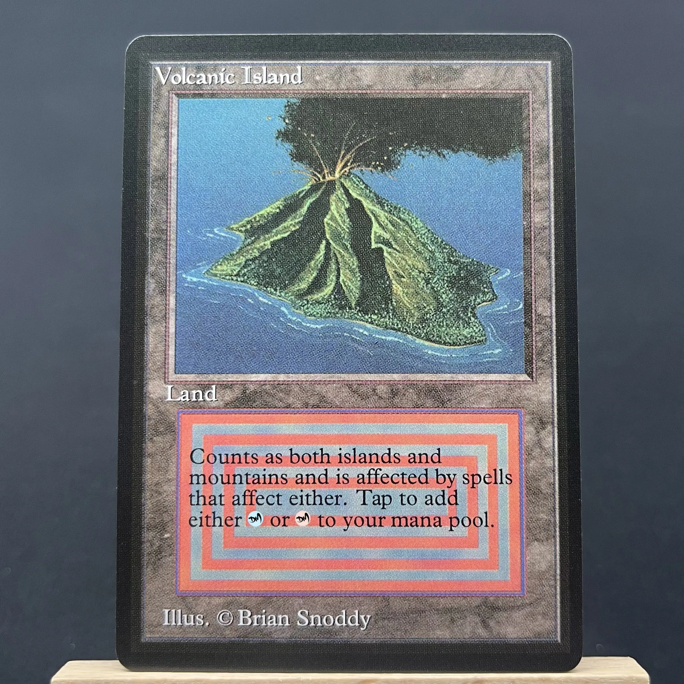 Beta MIX1-Ⅰ03 Tcg cards magical proxy German Black Core dual lands beta taiga the tundra plateau savannah bayou gathering