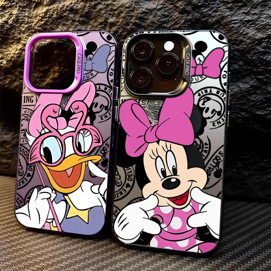 Disneys Cute Mickeys Minnies Phone Case for Oppo A3x A60 A79 A98 A1 A78 A58 A38 A18 A57 A76 A36 A17 A94 A74 A55 4G 5G Matte