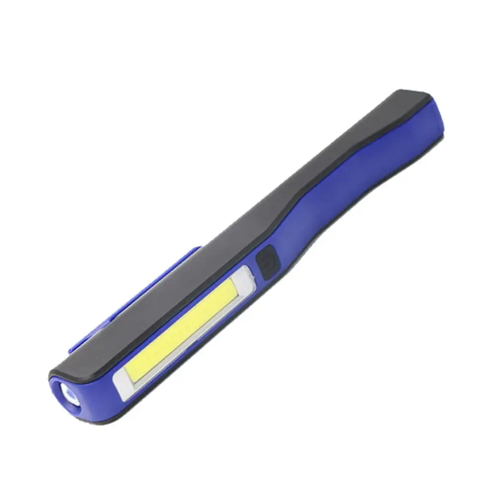 COB LED Light USB Rechargeable Magnetic Inspection Work Pocket Pen Flashlight