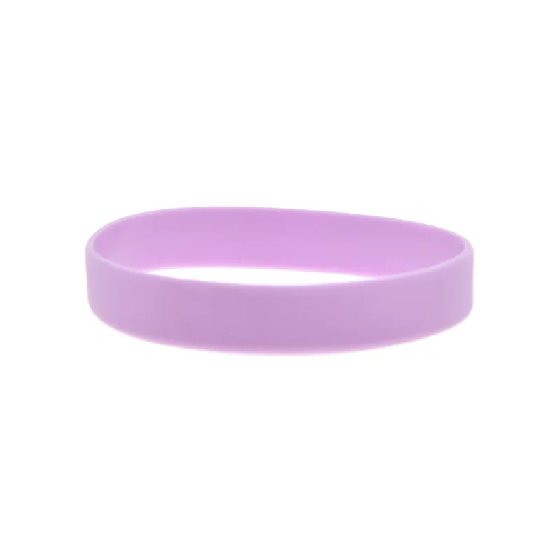 

50 Pcs Solid Color Plain Silicone Rubber Wristband Sport Fitness Bracelet Corporate Events Gift Bangle