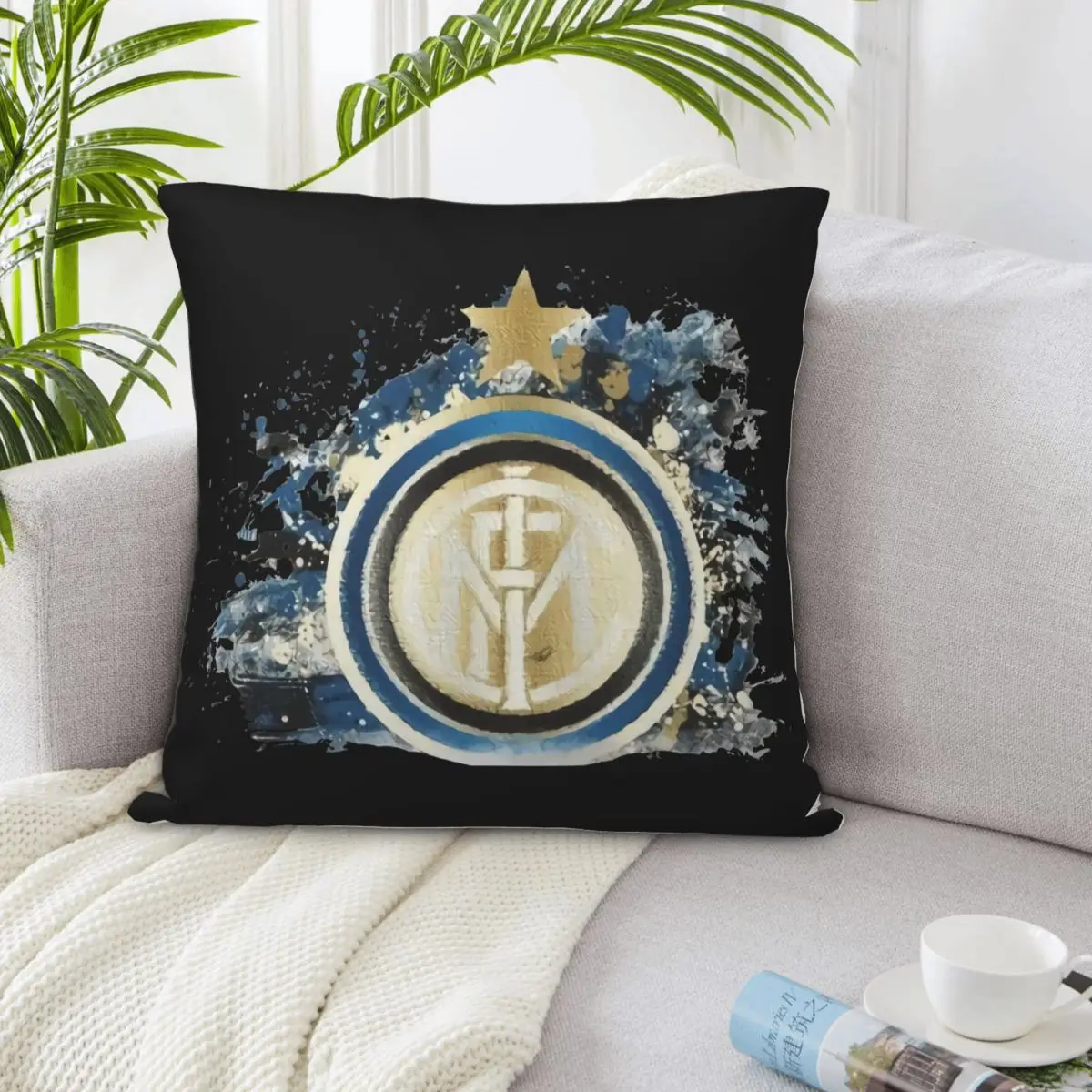 Maglia Maglietta Men Donna Sport Calcio Stemma Inter Inter Interista Kawaii Logo أحدث كيس وسادة
