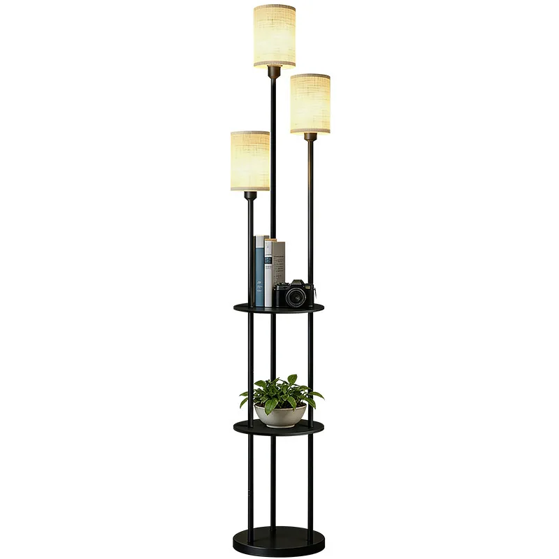 New modern Nordic floor lamp wrought iron retro rural LED floor lamp multi-functional living room bedroom lamp