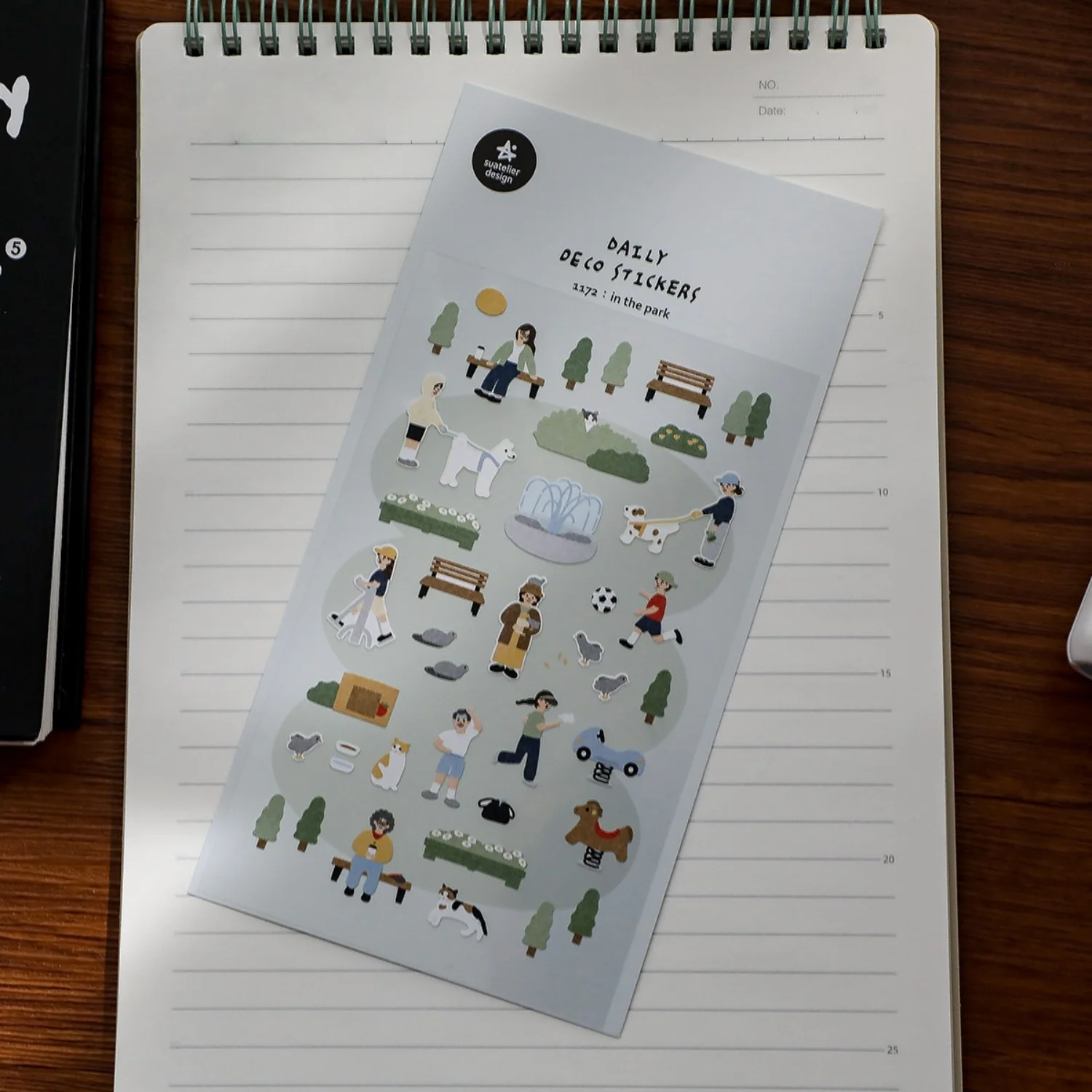 Korean Import Suatelier In The Park Paper Stickers Scrapbooking Diy Diary Stationery Sticker Cute Sticker 1172